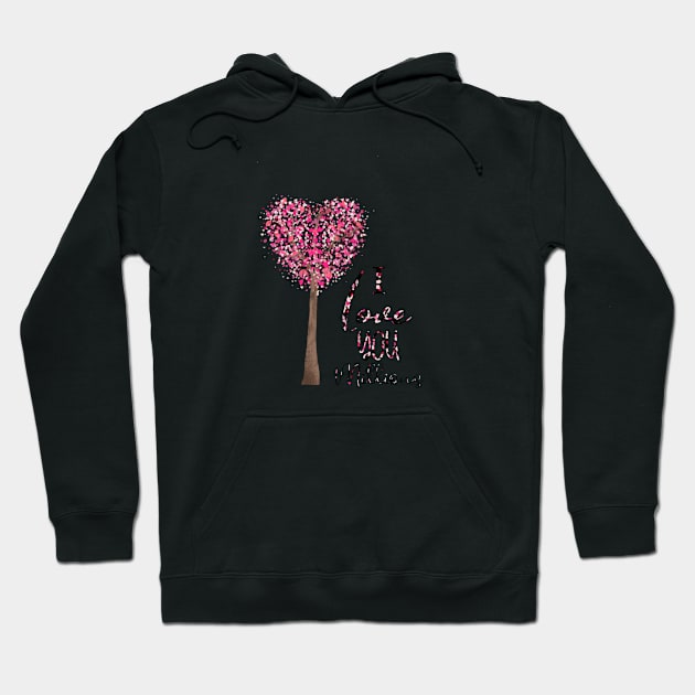 I Love You Millions Hoodie by Crafty Badger